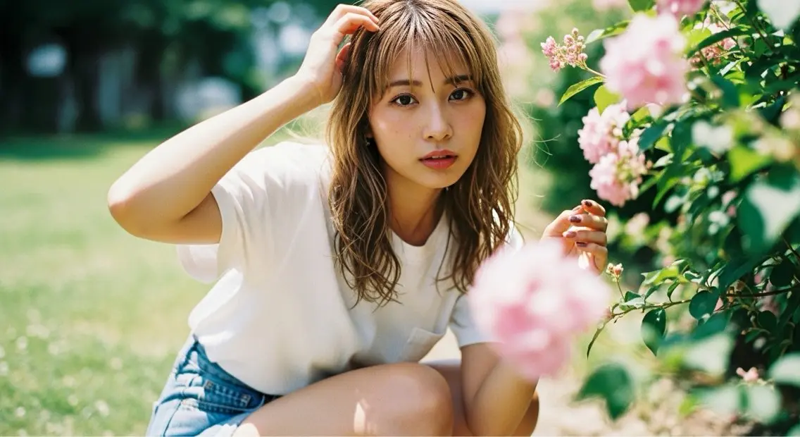 セミロング カット ヘアカラー トリートメント 石沢 知康のヘアスタイル