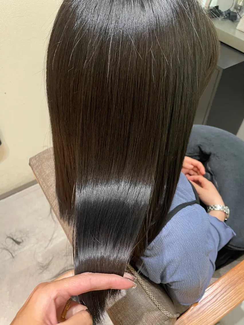 ロング 髪質改善 縮毛矯正 トリートメント 酸熱トリートメント カット ヘアカラー トリートメント 【ツヤ髪/髪質改善】 🌼Minamiのその他イメージ