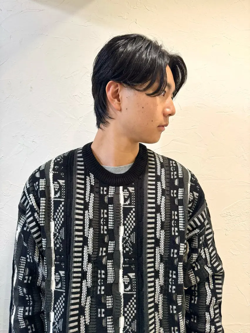 ミディアム パーマ メンズ 【池袋/スパイキー ショート】ⓝⓘⓜⓤのヘアスタイル