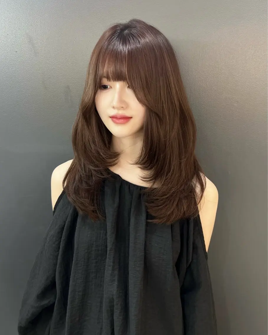 【🫶🏻平日限定🫶🏻】カット➕ブリーチなしWカラー➕3step外部補修トリートメント➕巻き髪🇰🇷💕の写真
