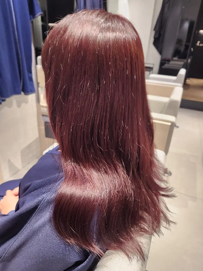 ロング カラー ヘアカラー 💜艶髪カラー💜 🎶富川美希🎶のヘアスタイル