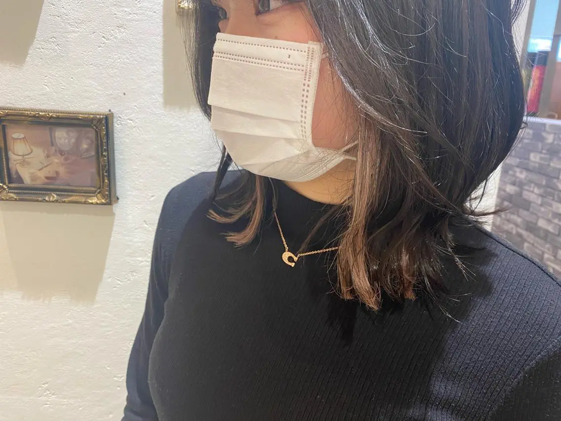 ミディアム カラー attra昭和町店. momoのヘアスタイル