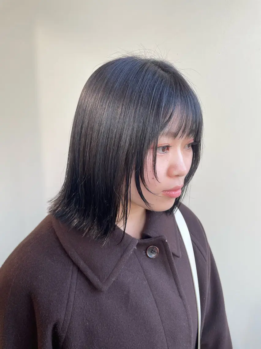 ミディアム カラー カット ヘアカラー トリートメント 🎀レイヤー/パーマ カラー/ai🎀のヘアスタイル