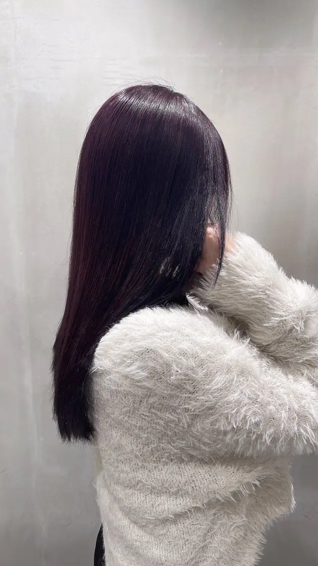 ロング パープルカラー 🥇KEN /レイヤー/カラーのヘアスタイル