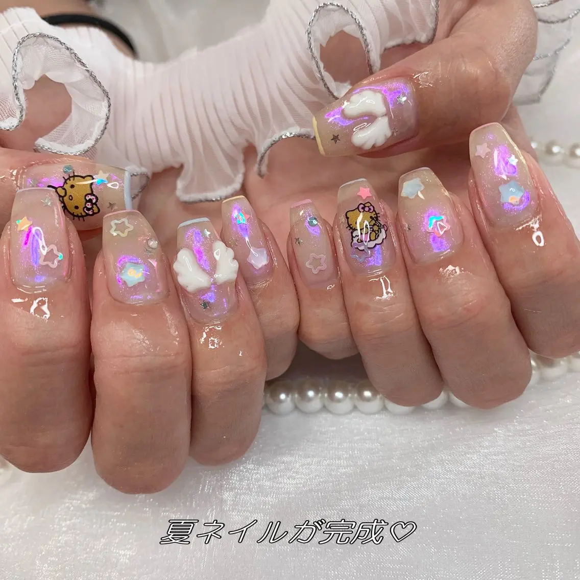 ネイル ハンドネイル La neige* yuki 🐩🌙のネイルデザイン