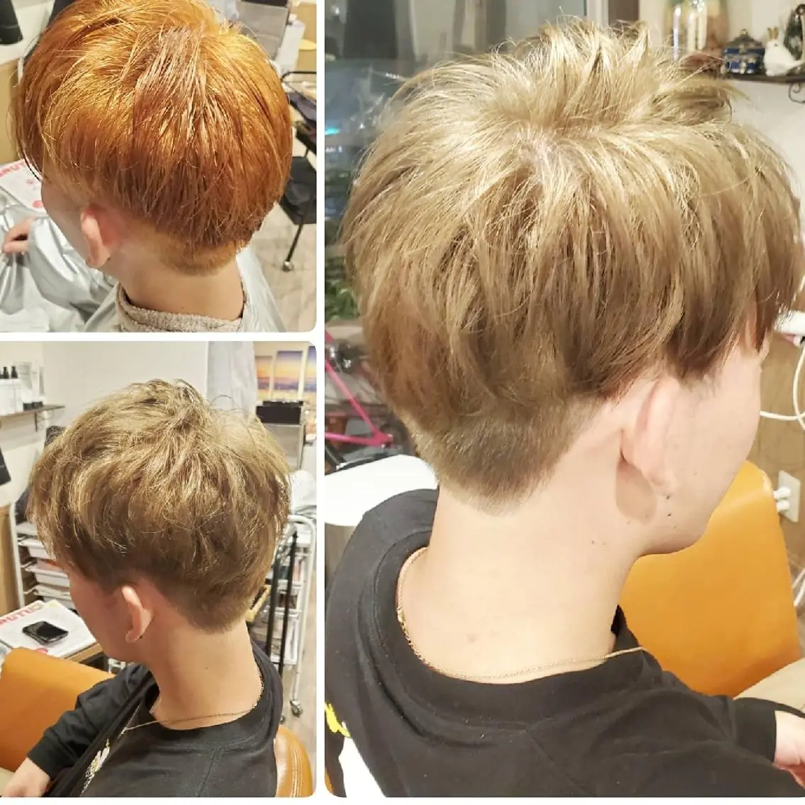 ショート メンズ カラー メンズブリーチ アディクシーカラー ブリーチ イルミナカラー 外国人風カラー ヘアカラー spa hair ark 富井直美のヘアスタイル