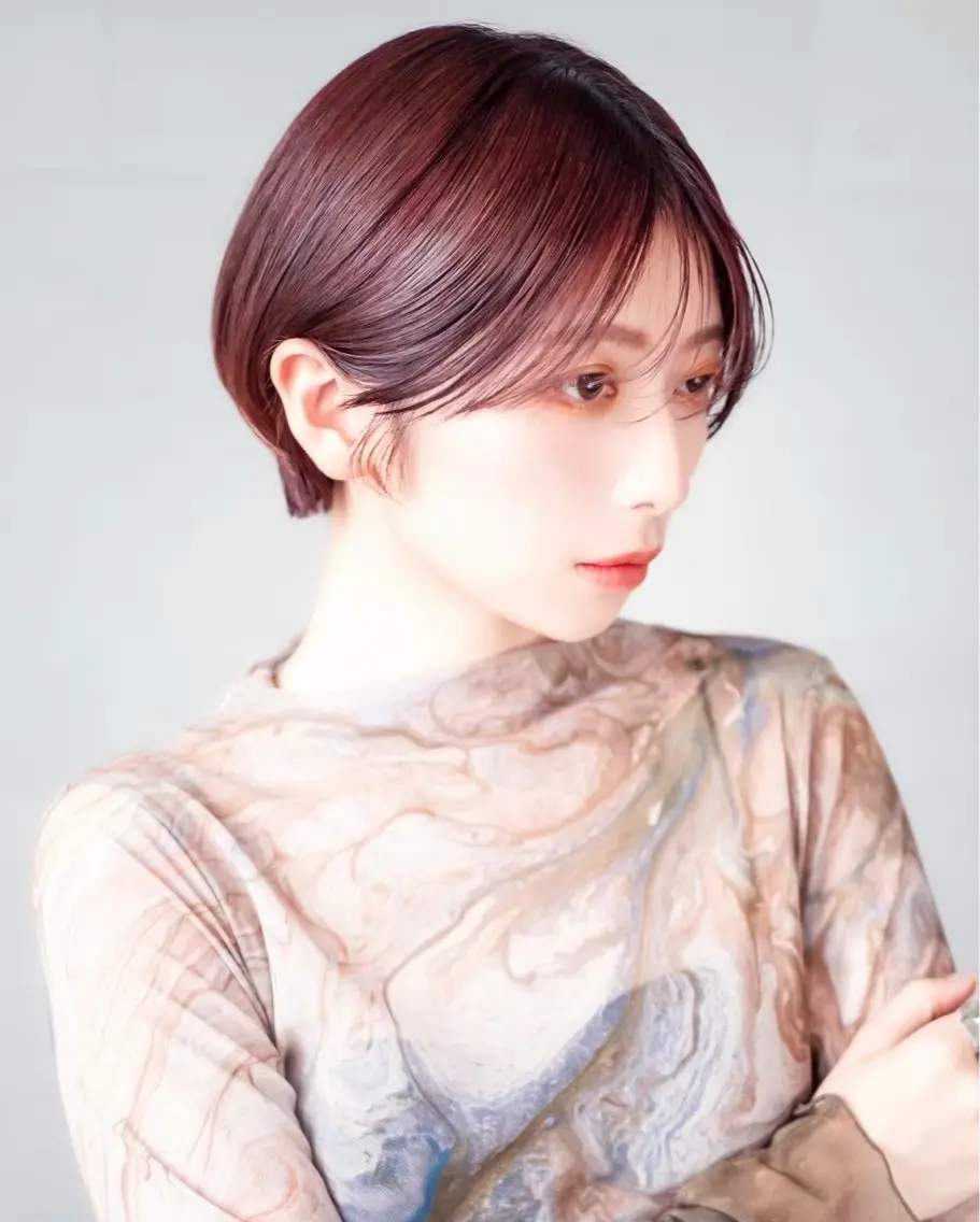 ショート 顔周りカット 似合わせカット ショートヘア ショートカット特化 美容師/池袋ももなのヘアスタイル