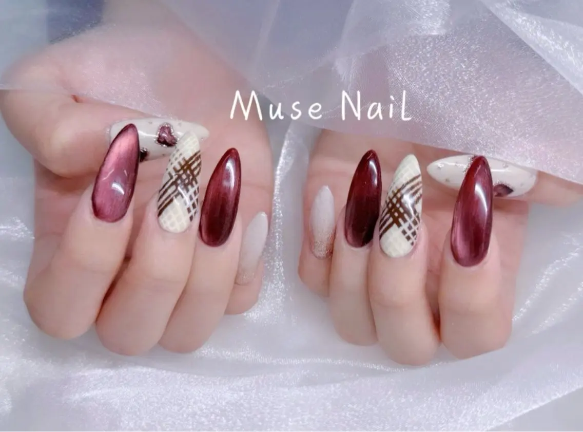 ネイル バレンタイン muse nailのネイルデザイン
