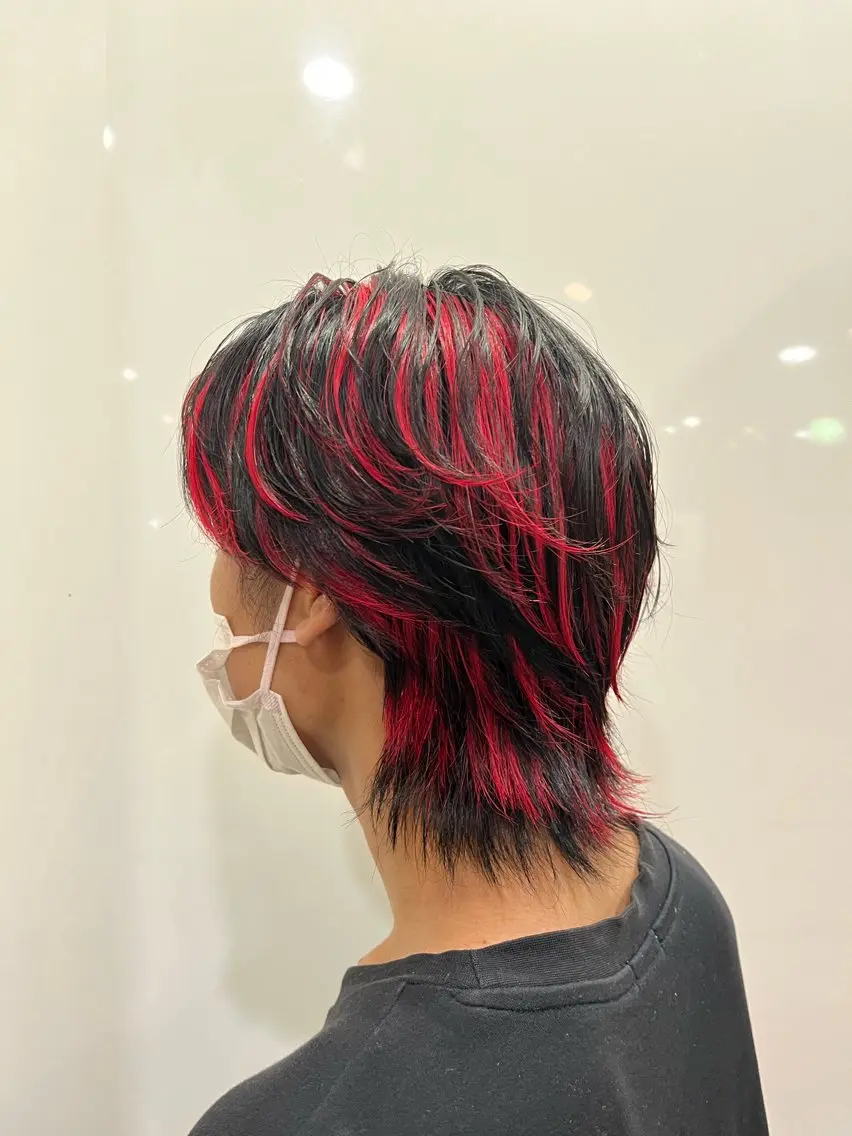 カラー ブリーチ 長谷川 柚乃のヘアスタイル