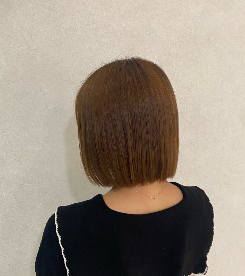 ブリーチなしワンカラー🩵🫧の写真