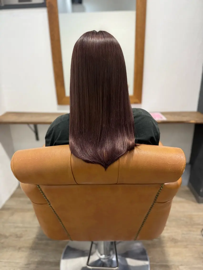カラー ブリーチ ヘアカラー 井手 梨乃のヘアスタイル