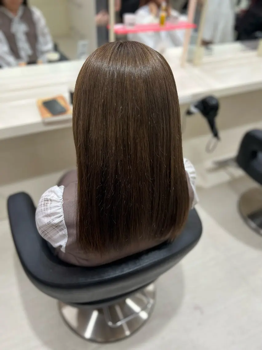 ミディアム カラー ヘアアレンジ 韓国レイヤー＆ピンク 艶髪🩶maikoのヘアスタイル