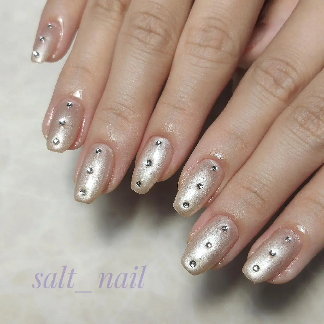 ネイル ドット ハンドネイル 個人サロン saltnailのネイルデザイン