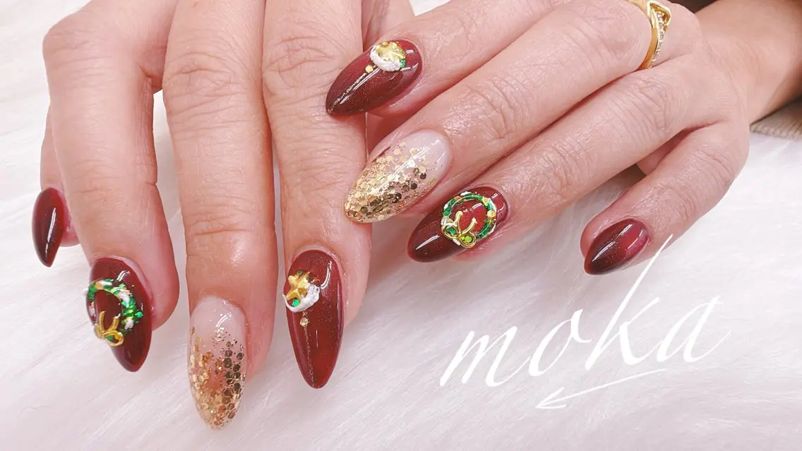 ネイル ハンドネイル ハンドケア 胡蝶蘭レディースサロ ンNailMOKAのネイルデザイン