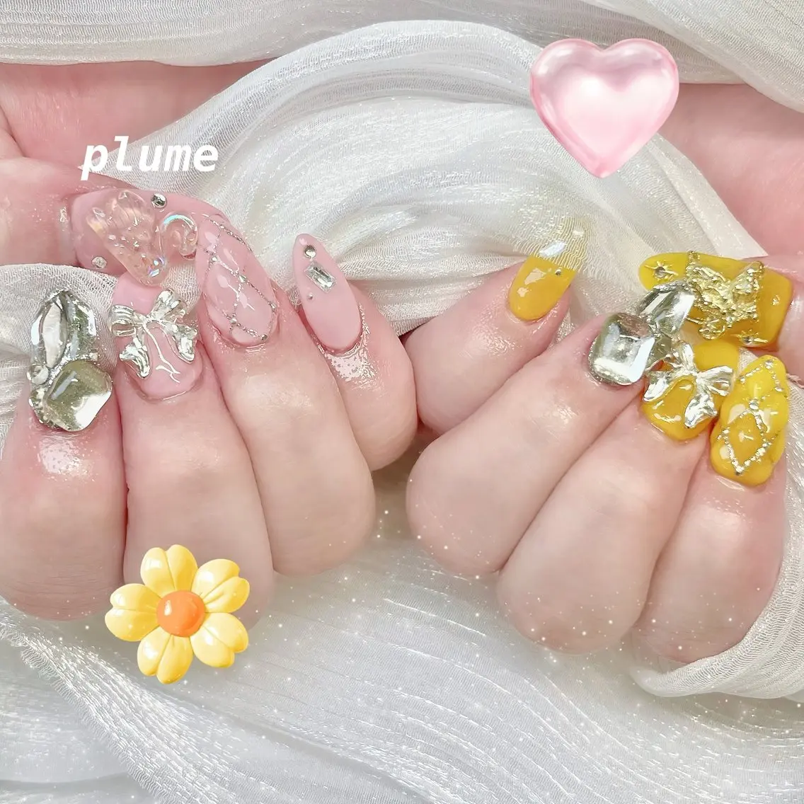 ネイル ハンドネイル plume nail ☆韓国ネイルのネイルデザイン