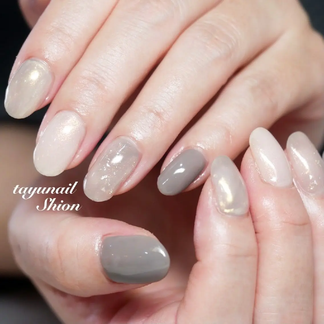 ネイル ジェルネイル ニュアンスネイル パラジェル ネイルサロン 【たゆnail】のネイルデザイン
