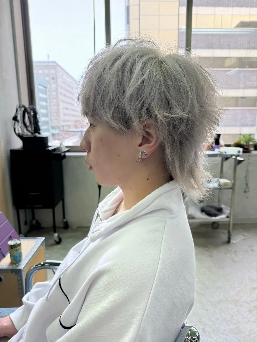 ショート カラー 美髪ナチュラルヘア のぐちよしきのヘアスタイル