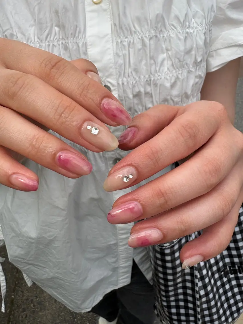 ネイル ニュアンスネイル ハンドネイル 【ショコラ】 Chiharu🌿のネイルデザイン