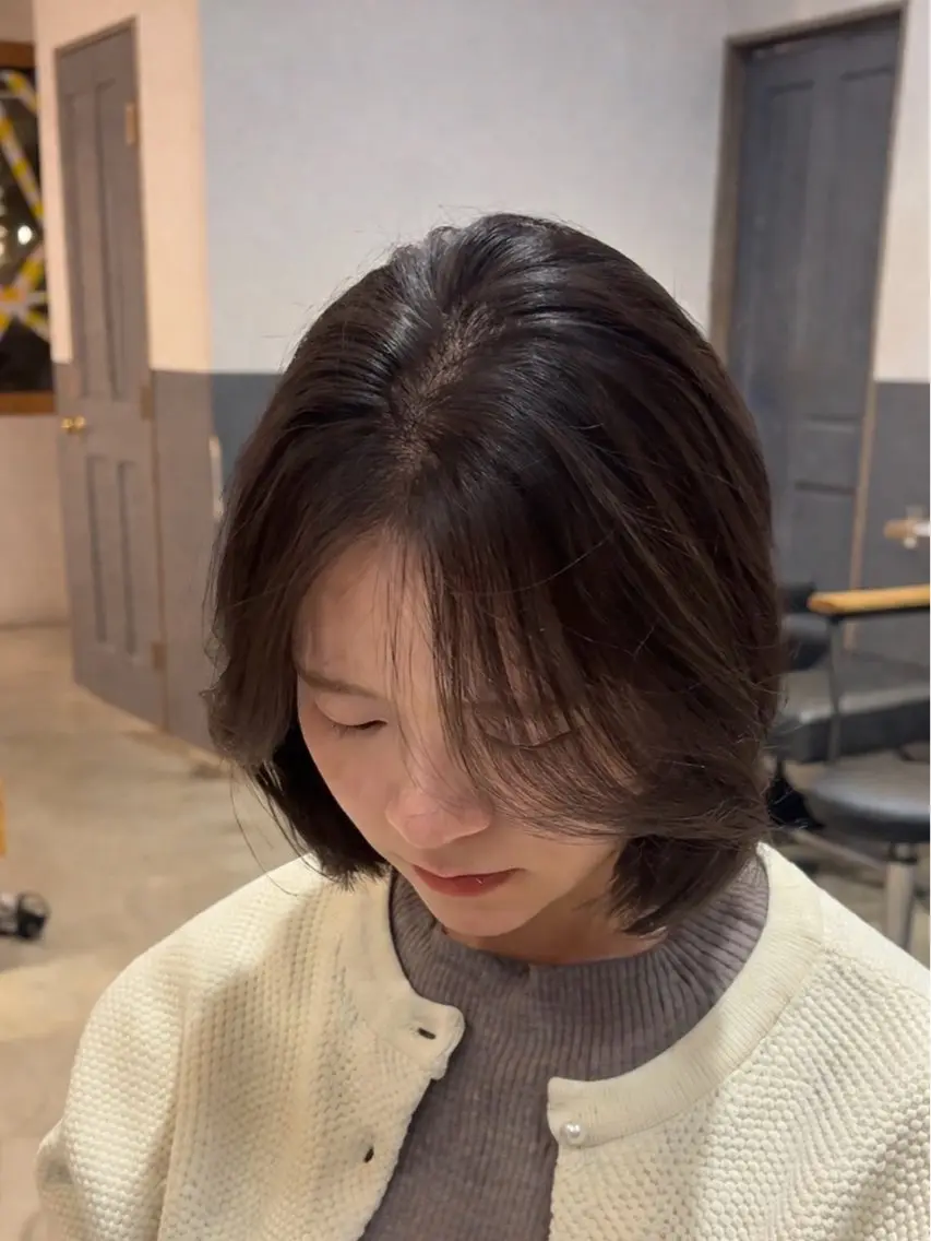 韓国風ボブの写真