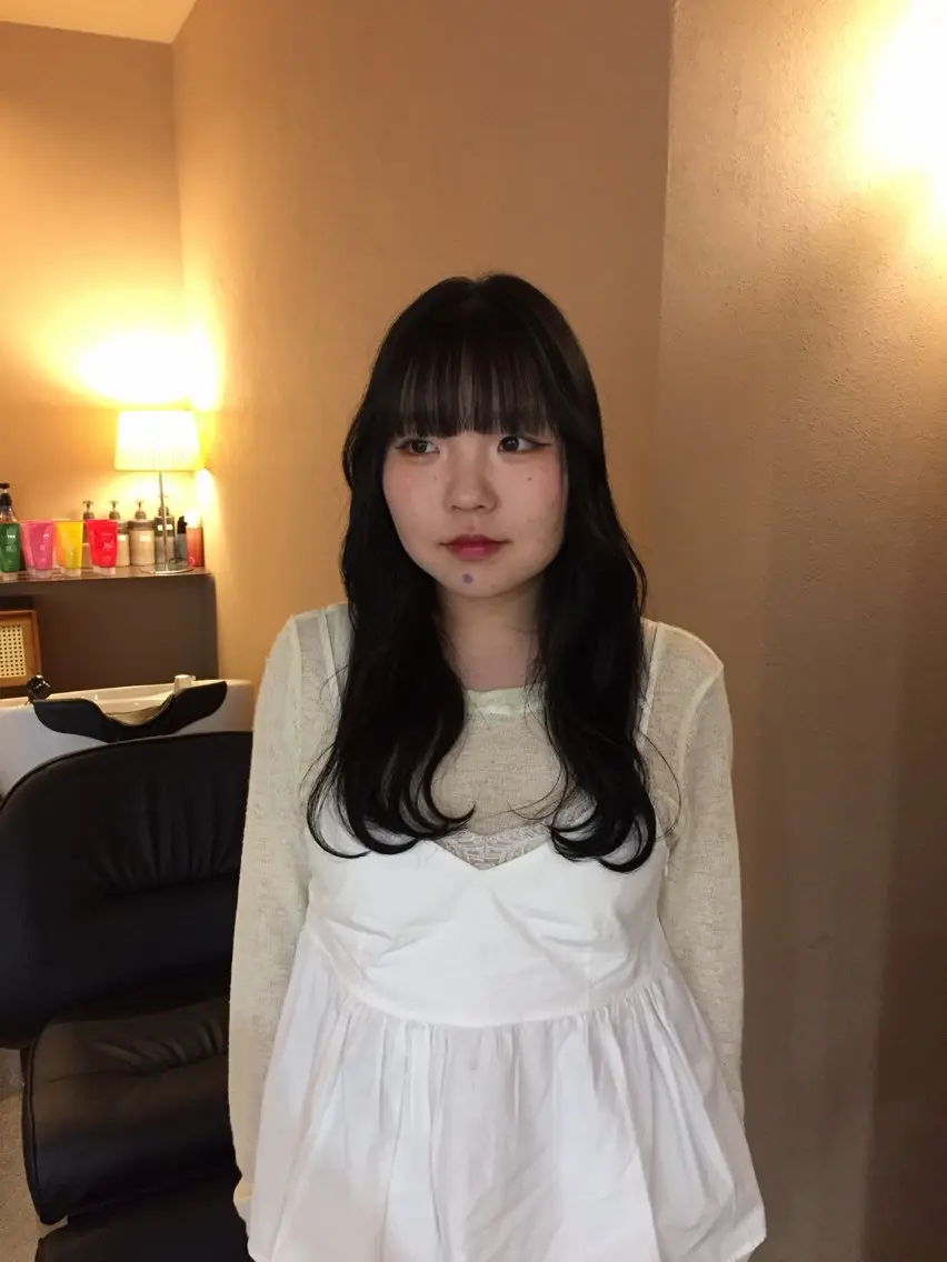 カラー YOKE 桃山台 SAKI♩ ܸのヘアスタイル