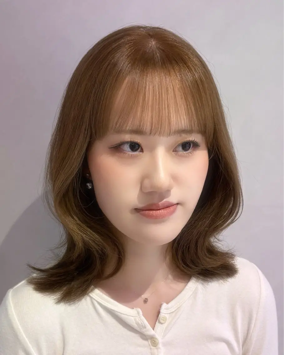 ミディアム カラー カット トリートメント 彩華🎀/ 限定枠/ 西梅田のヘアスタイル
