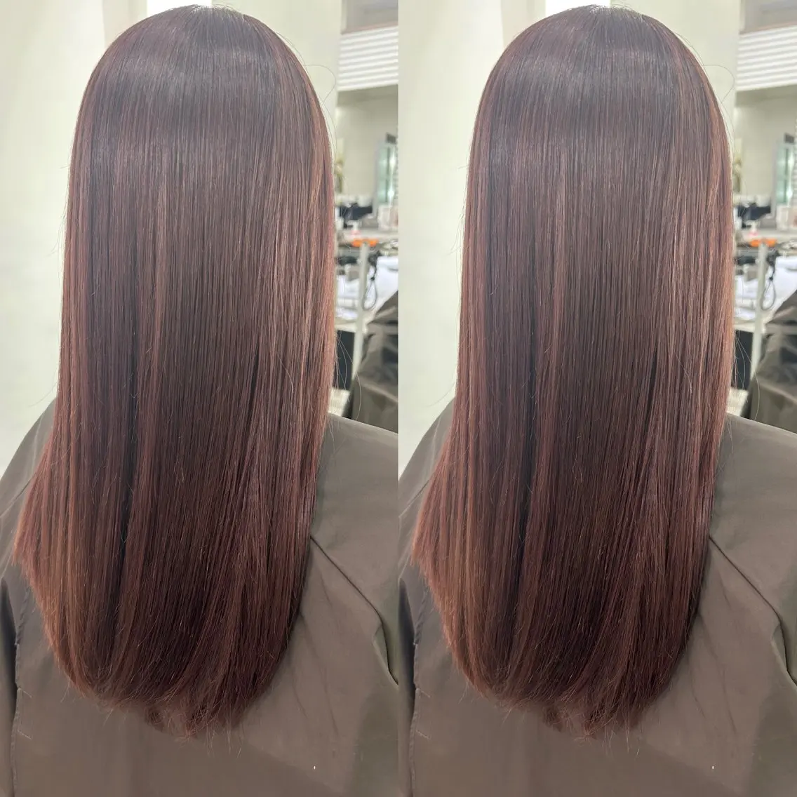 ロング レイヤーカット モデル募集🌟 吾郷七海のヘアスタイル