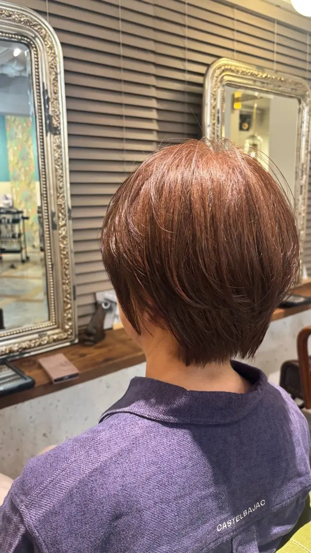 ショート ボブ ショートヘア 平出 千尋のヘアスタイル
