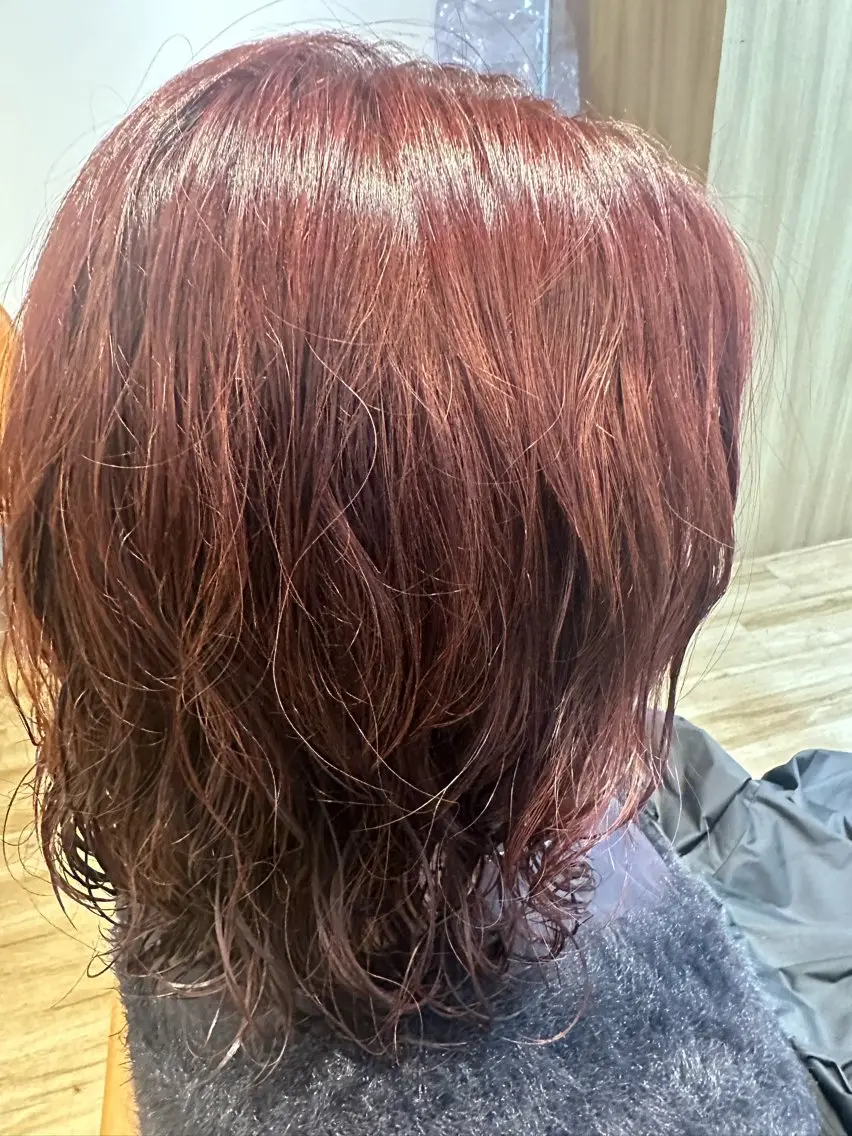 ミディアム パーマ カット パーマ ✨✂️Nori ✂️✨のヘアスタイル