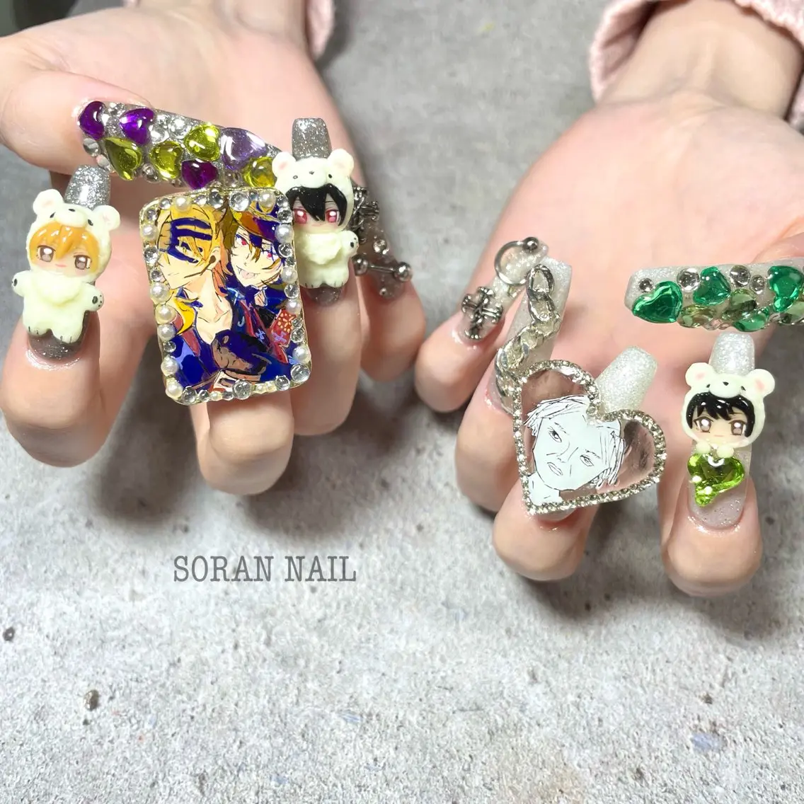 ハンドネイル フットネイル soran nailのネイルデザイン