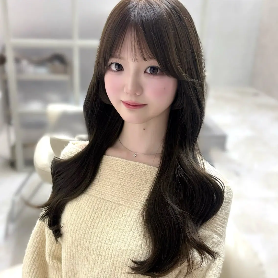 ロング AKIHO/矢場町 ／メンズカットモデルのヘアスタイル
