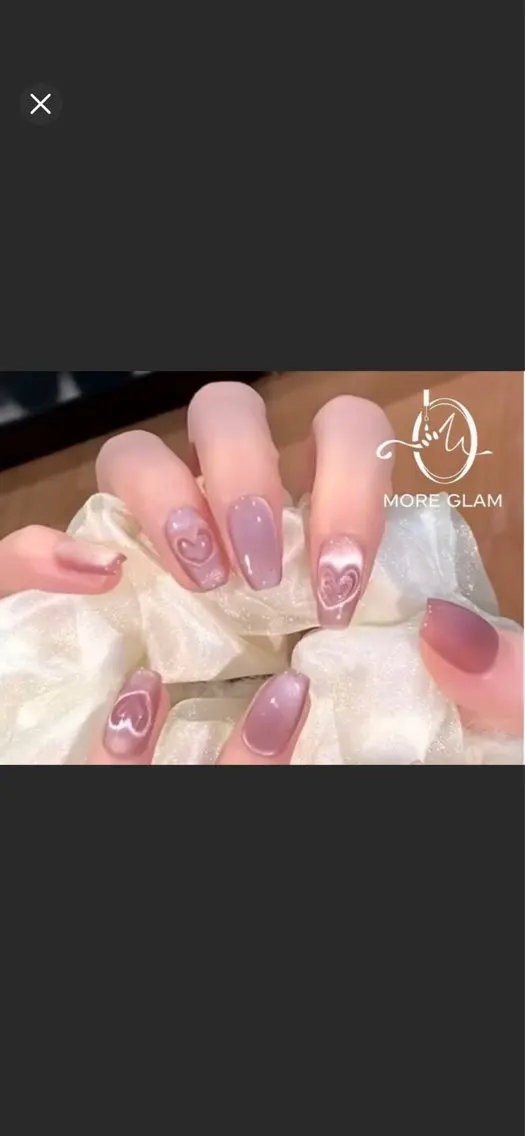 ネイル アートネイル オーロラネイル カジュアル クリアネイル 長さ出し ハンドネイル 石川 みやびのネイルデザイン