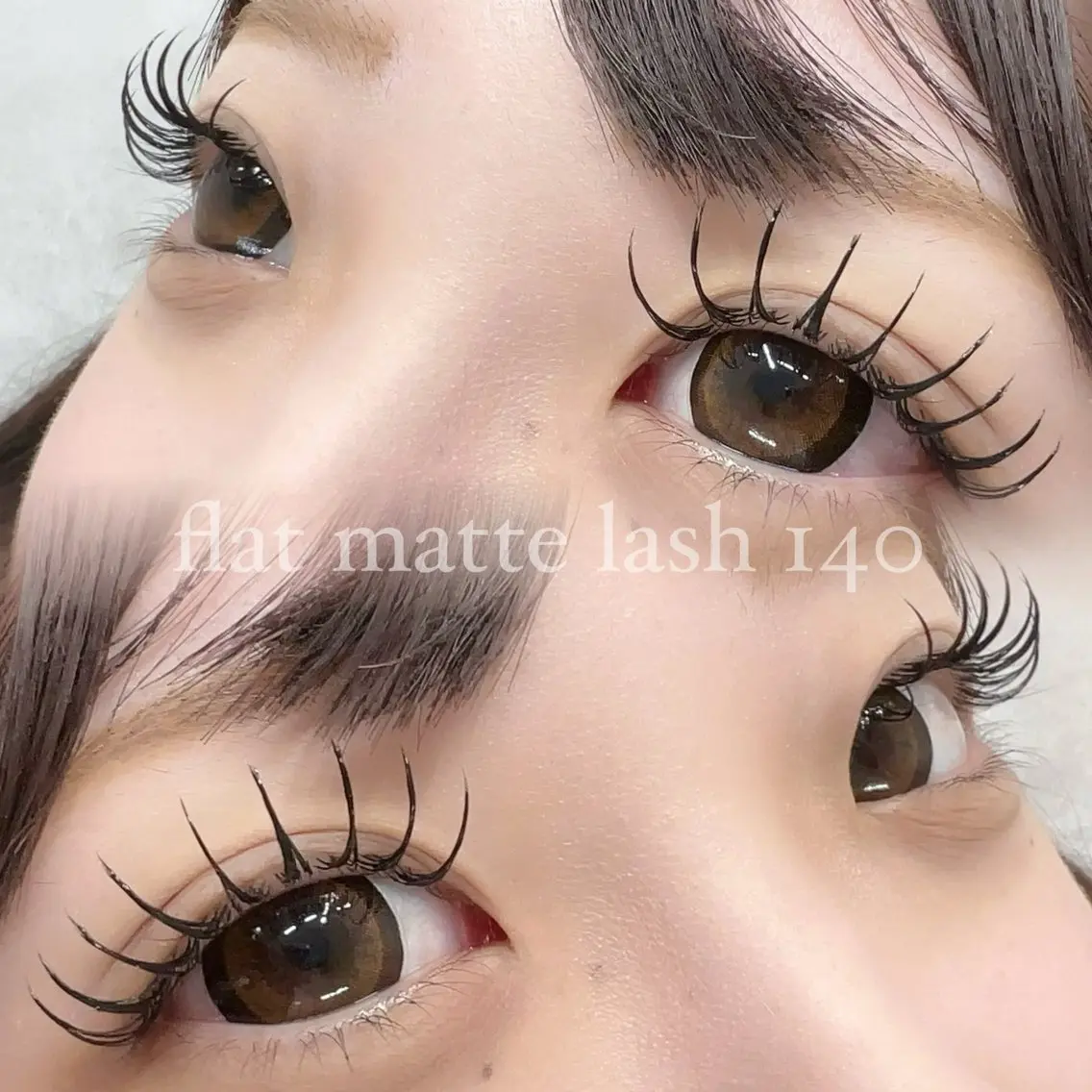 マツエク・マツパ フラットラッシュ マツエク Eyelist Rio ♡のマツエク・マツパデザイン