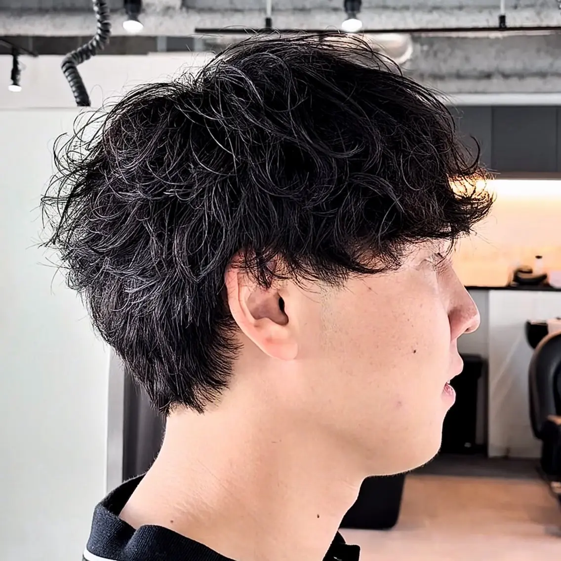 ショート パーマ カット パーマ メンズパーマ Dover島村祐輝のヘアスタイル