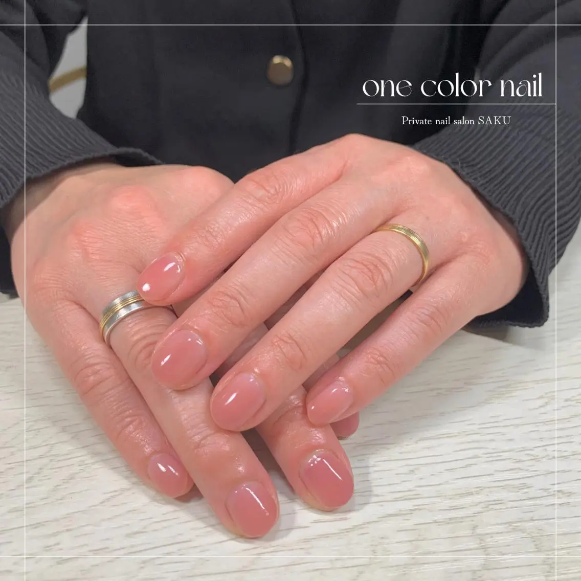 ネイル オフィスネイル ハンドネイル SAKU nail 作島茜のネイルデザイン