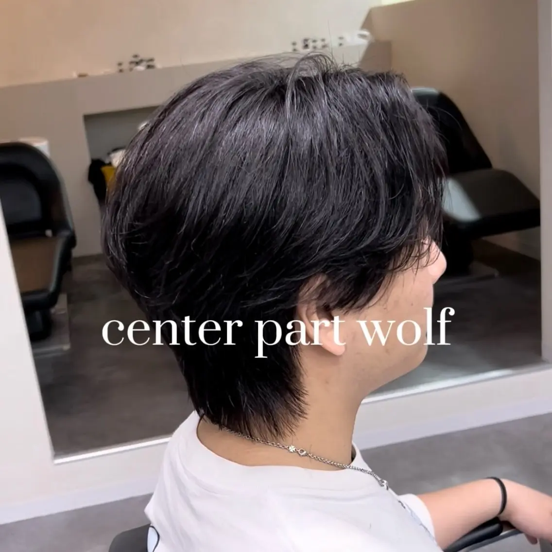 パーマ メンズ カット パーマ 🤍メンズ韓国ヘア HARUNA🖤のヘアスタイル