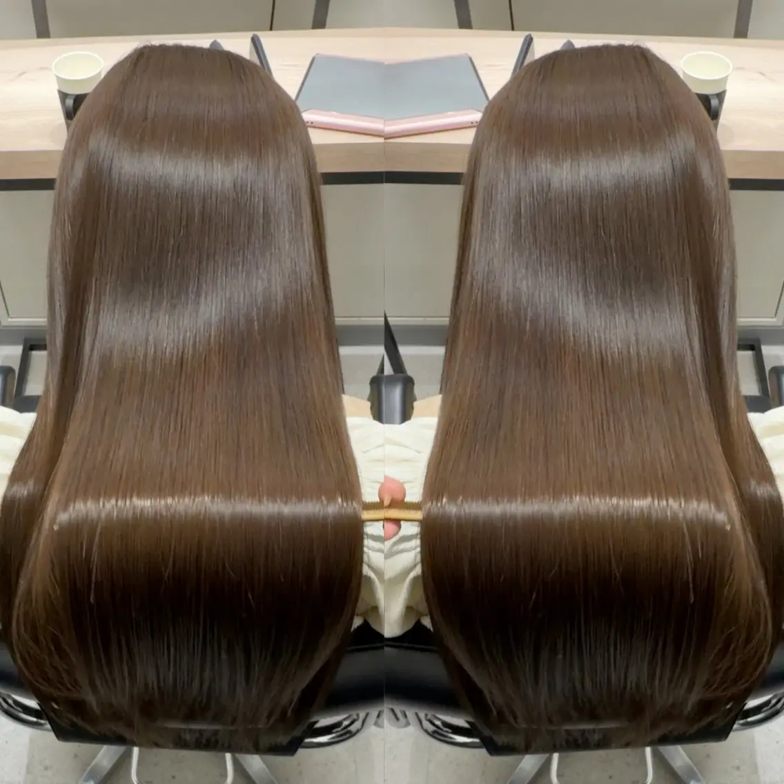 ロング カット ヘアカラー トリートメント 池袋東口/縮毛矯正 /髪質改善KAZUのヘアスタイル