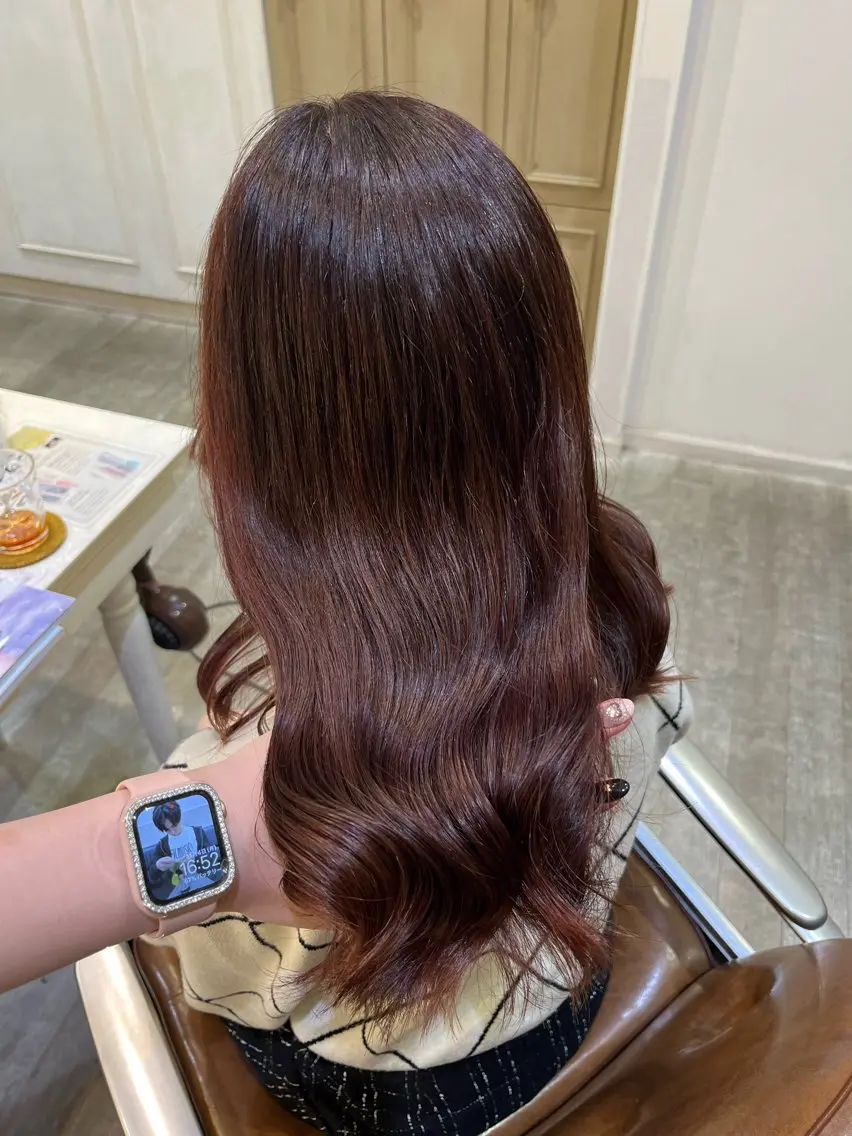 🎀暖色カラーしたい方限定🎀ワンカラー+簡単トリートメント💕の写真