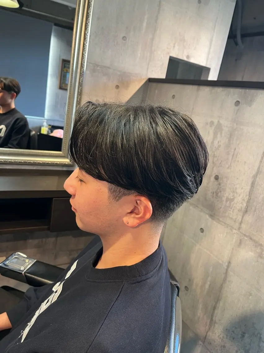 ミディアム メンズ ミディアムパーマ メンズパーマ SWELL  高峰 将生  メンズ専門のヘアスタイル