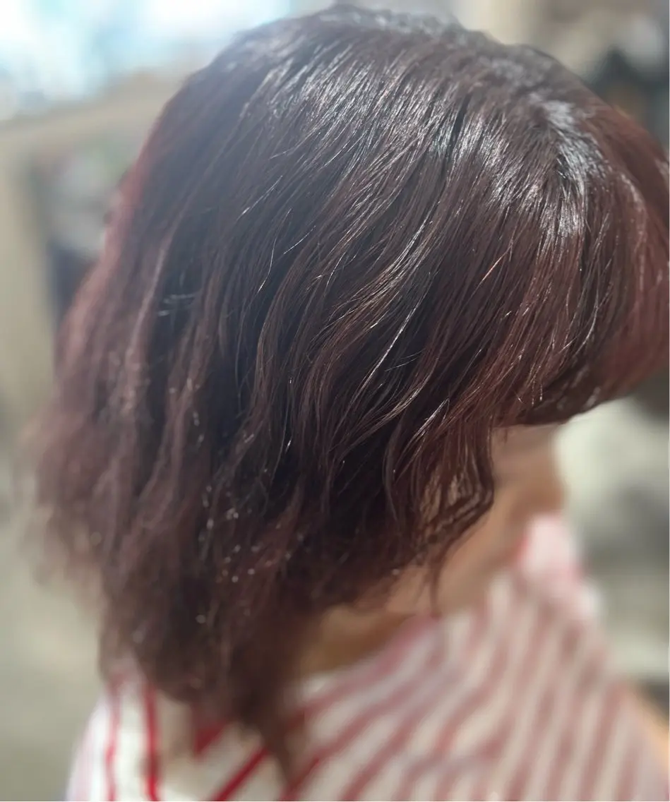 ショート カラー ヘアカラー 大西 葵のヘアスタイル