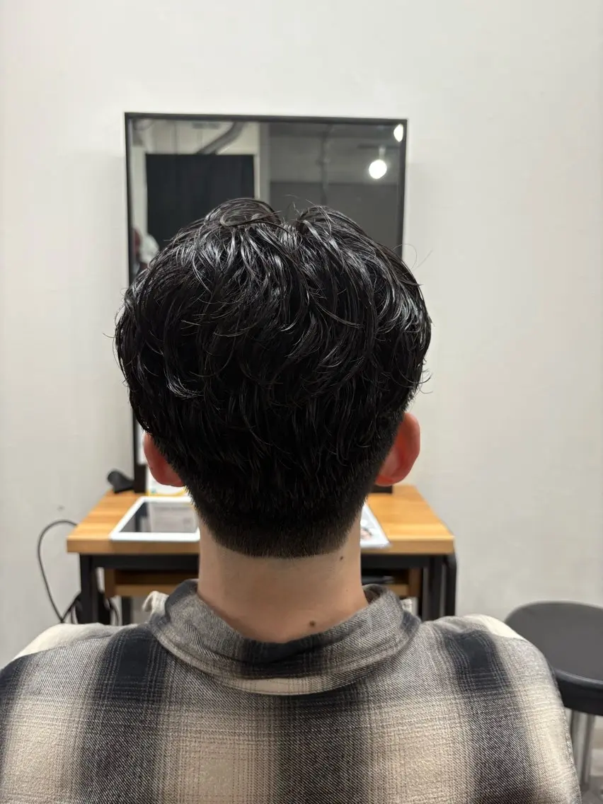 パーマ メンズ 下北沢メンズパーマ 特化園田 楓莉のヘアスタイル