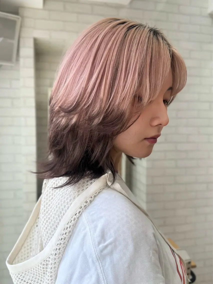 ショート カラー カラー特化型美容師 保住のヘアスタイル