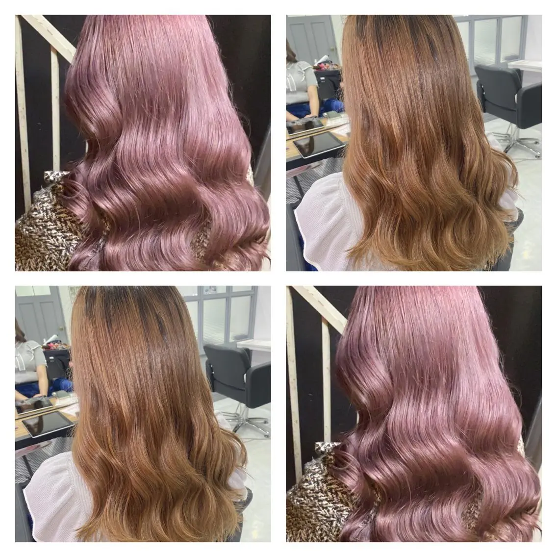 セミロング カラー ヘアアレンジ 🎀推し活ヘアー🎀 Yuuna🐰💖のヘアスタイル