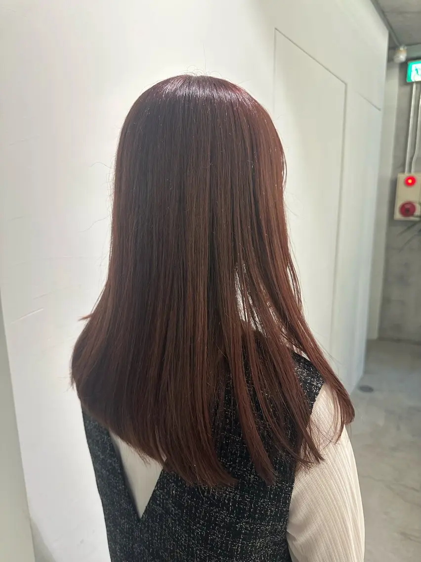 ミディアム ヘアカラー 銀座YUKINA🌙 カット/カラーのヘアスタイル