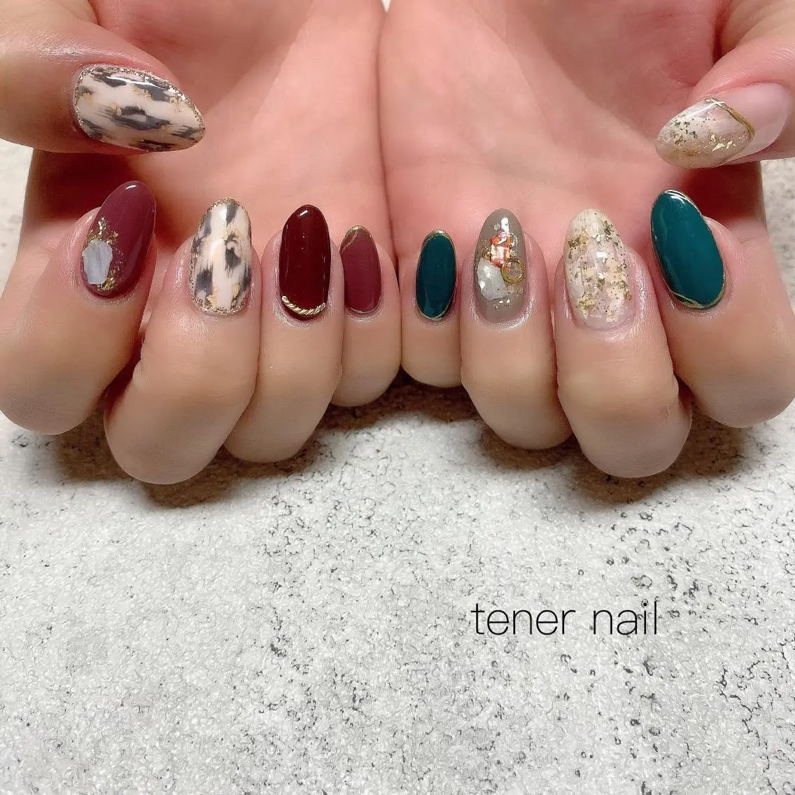 ネイル 持ち込み ニュアンスネイル テネルネイル tener nailのネイルデザイン