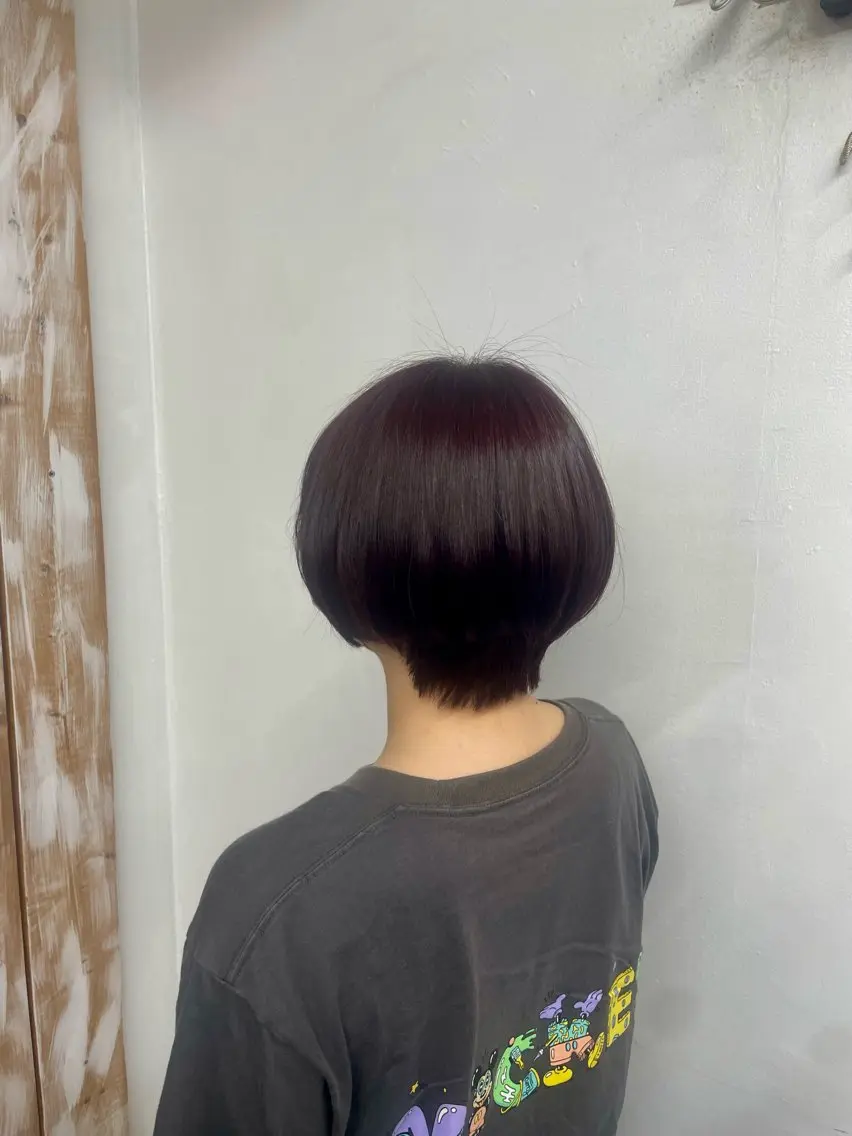 ショート ショートヘア カット ヘアカラー SFIDA みつえのヘアスタイル