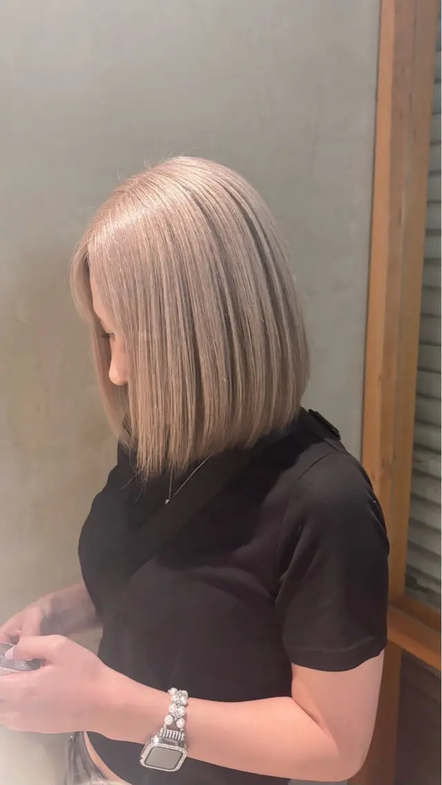 カラー ヘアカラー 河合 愛実のヘアスタイル