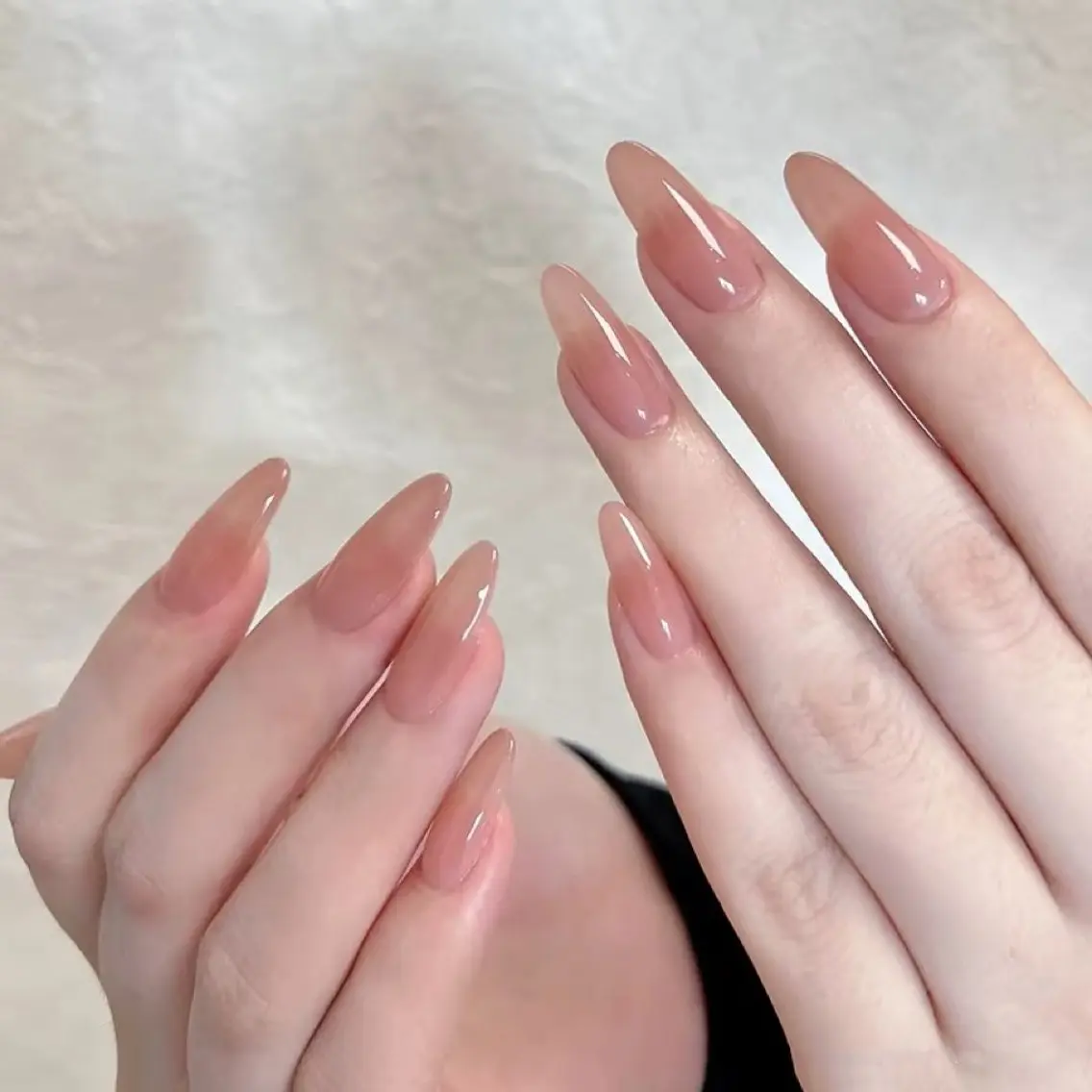 (オフなし)チップ長さだし10本💅🏻ワンカラー ¥5980 (甘皮ケア付き)の写真