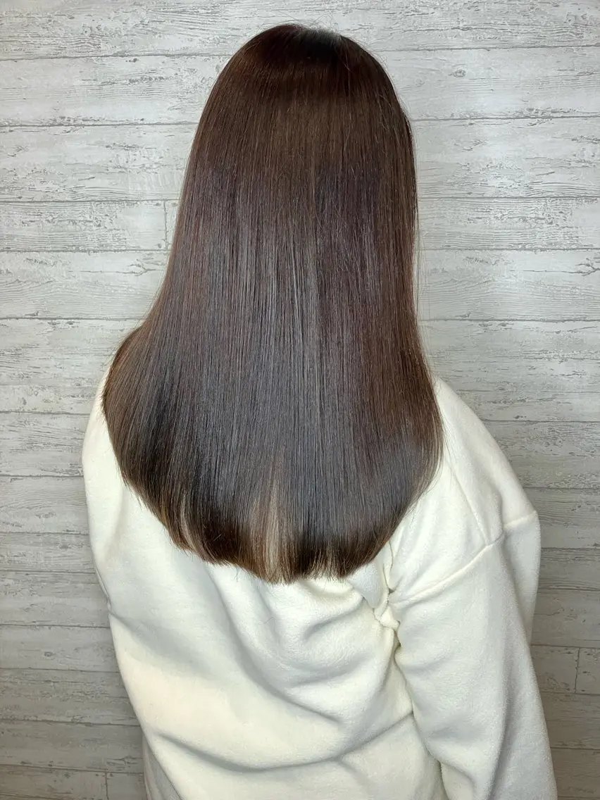 ロング カラー アッシュ ヘアカラー ヘッドスパ 小池 穂果/ 府中のヘアスタイル