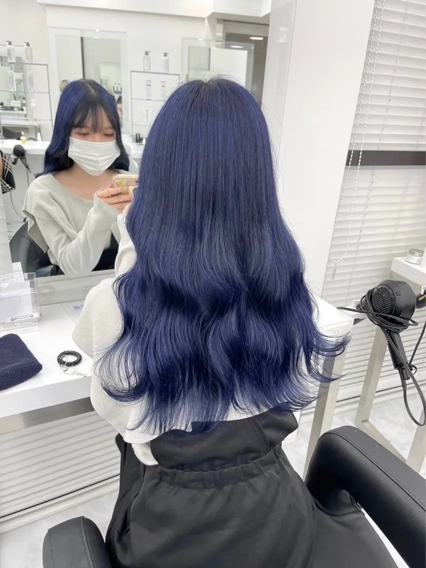 ロング カラー ヘアアレンジ Ryo横浜韓国ヘア/ 曲がる縮毛矯正特化のヘアスタイル