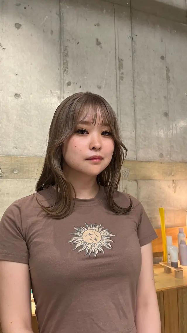 カラー 瑠己杏 :ボブ/ ハイトーンワンカラーのヘアスタイル